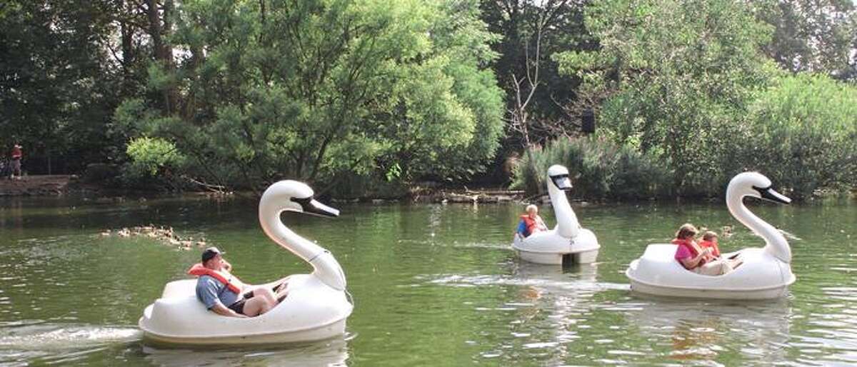 Woodlands new swan boats to be unveiled Tuesday, Aug. 7