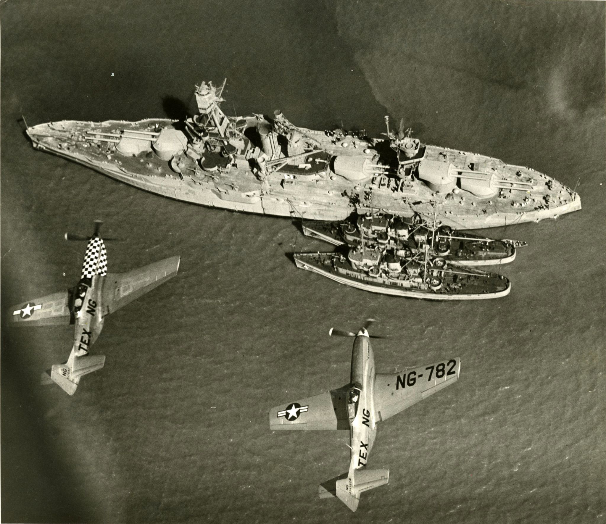 The Battleship Texas played a big, booming part at DDay
