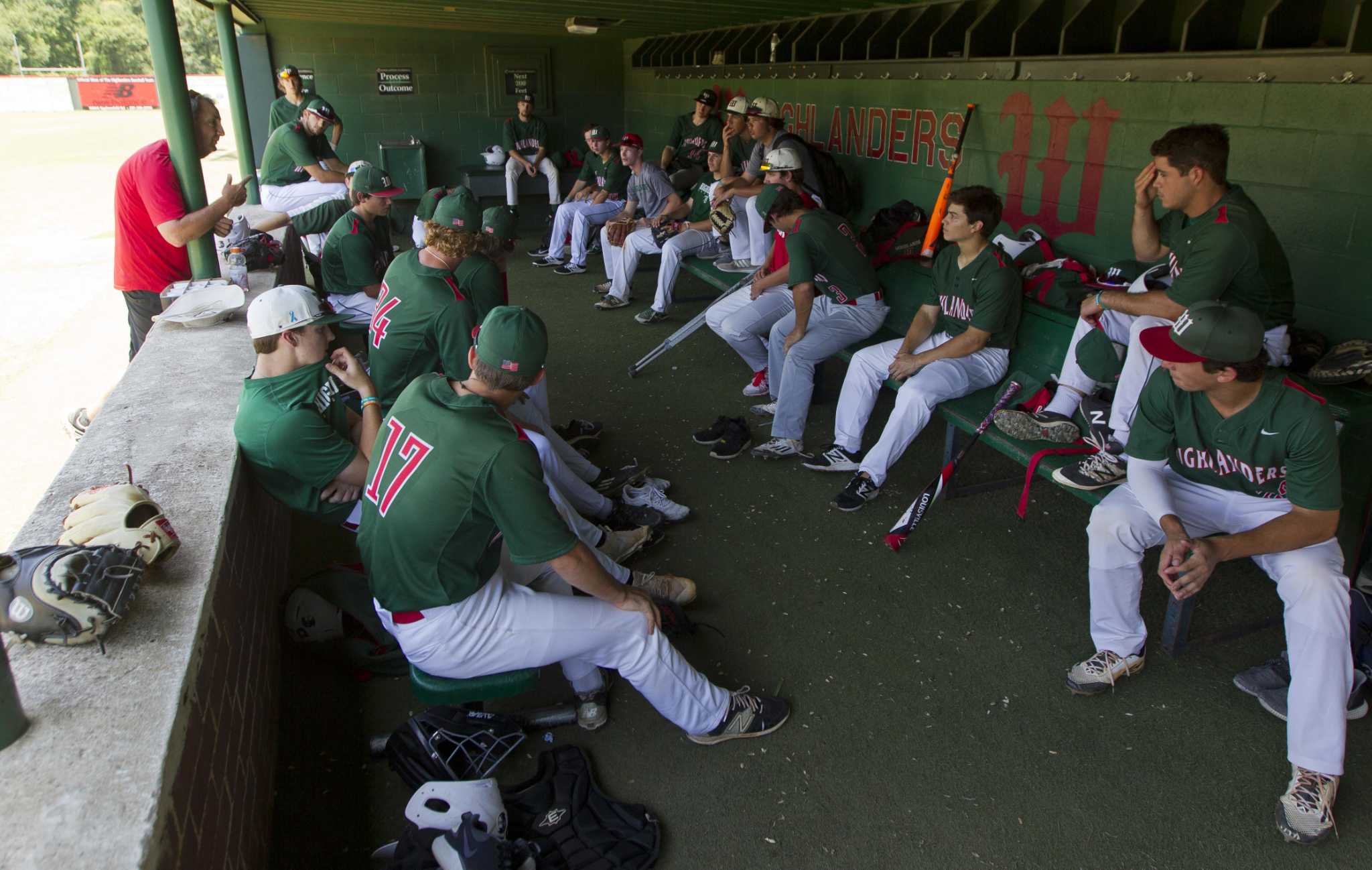 Paul Goldschmidt 15 The Woodlands High School Highlanders Gray