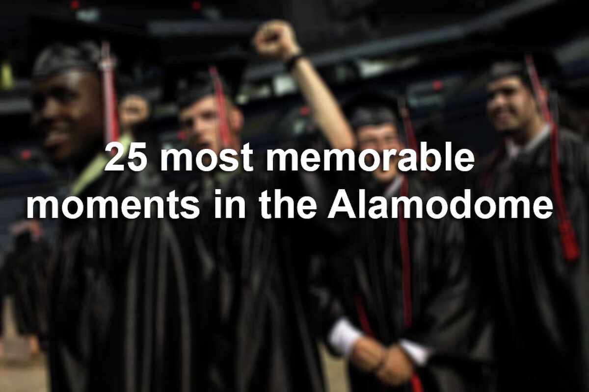 Spurs championships, NCAA Final Four games and big concerts are among the moments that have stood out in the Alamodome's 25-year history. Click ahead to relive the greatest times the Alamodome has seen since 1992.