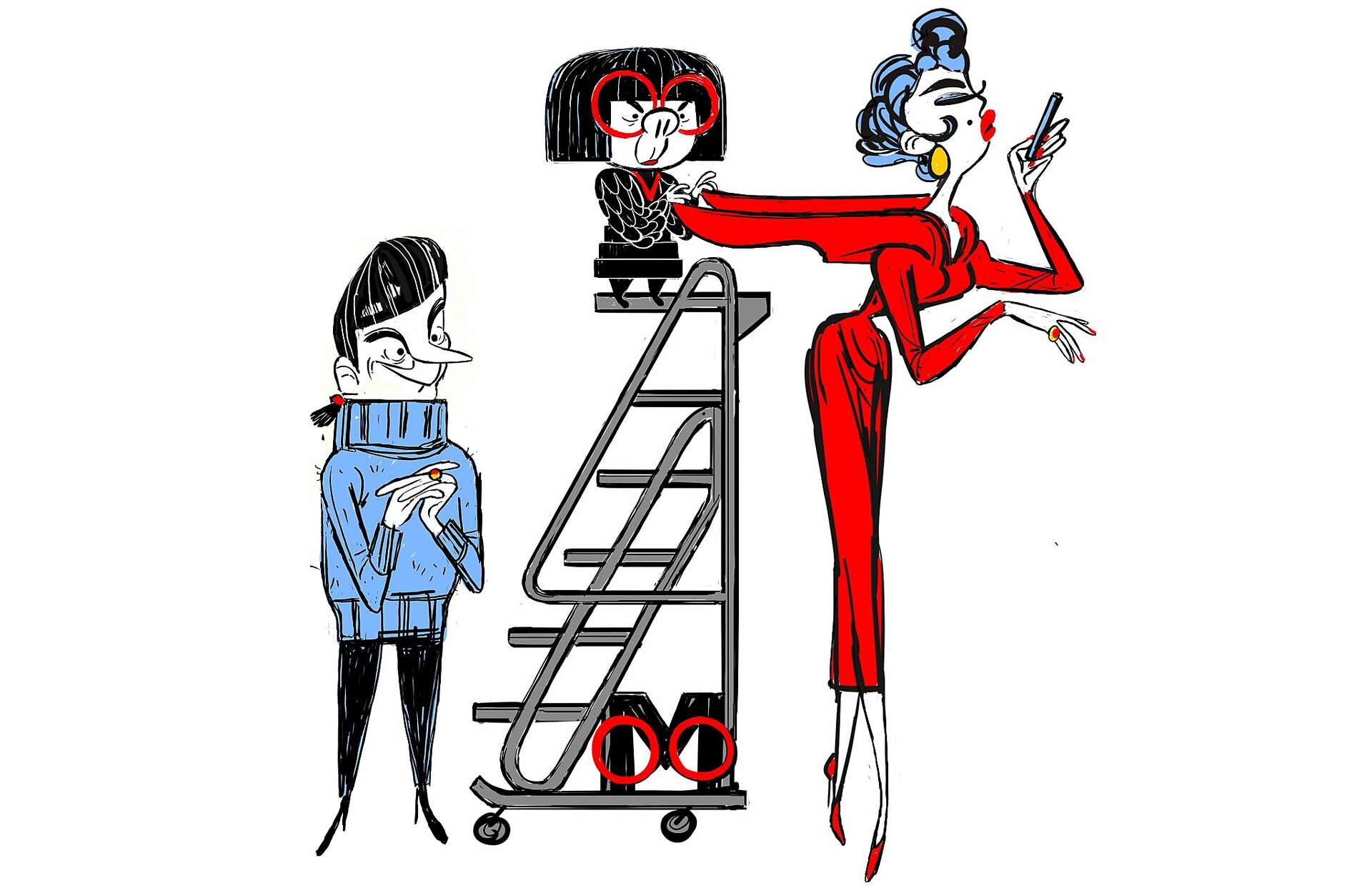 Meet the female squad behind Pixar's 'Incredibles 2' super fashions