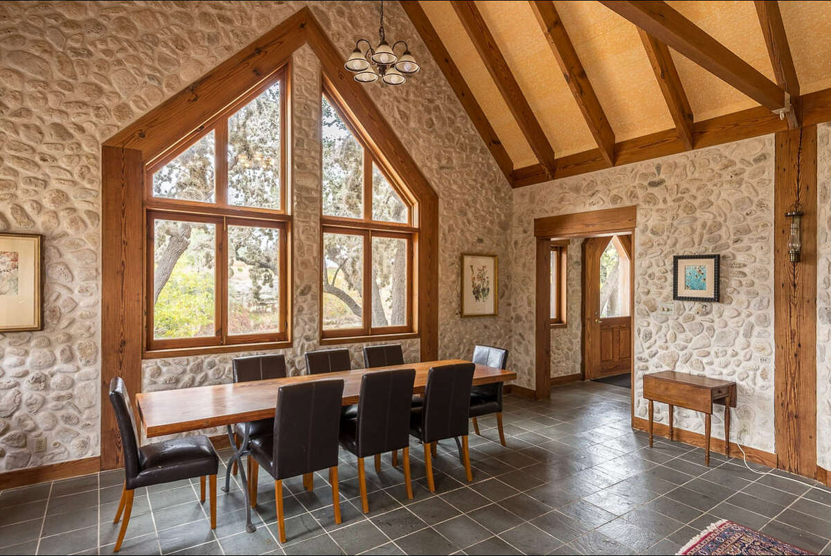 The Northrup Pipe Creek Ranch is on the market for $49.95 million. The ranch is 25 miles northwest of San Antonio. It comes with three different houses on nearly 5,000 acres of property. Scroll ahead to see more images from the property. 