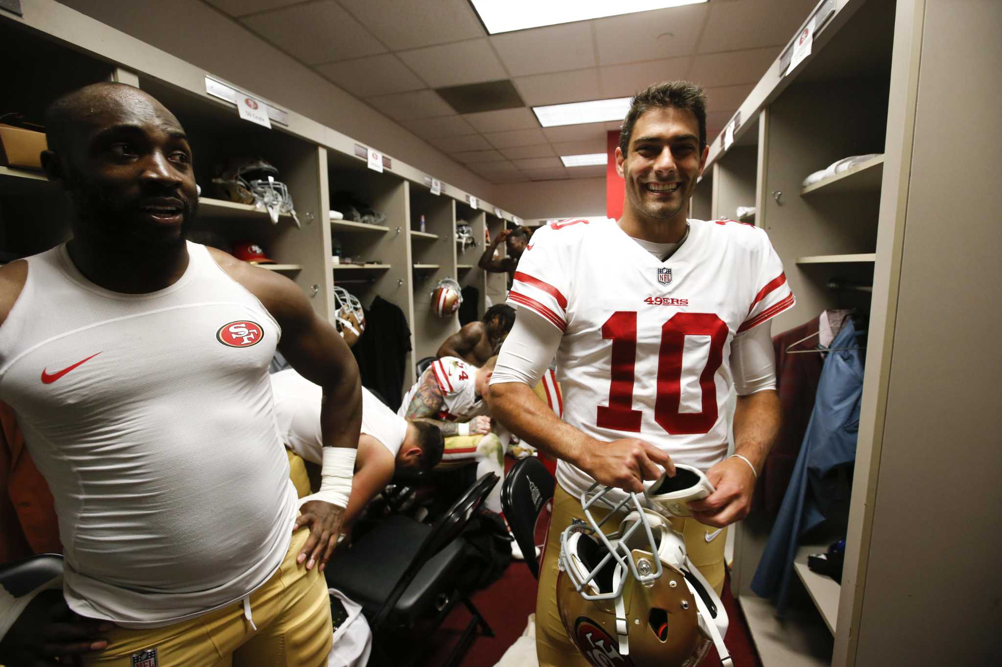 Ers Jimmy Garoppolo The Sudden Reluctant Celebrity San Francisco Chronicle