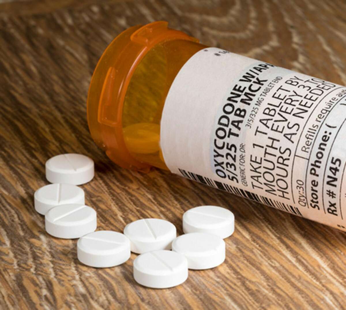 More than 10 percent of hospitalized patients who took one or more opioid painkillers experienced a side effect tied to the drug, according to a study published Wednesday in the journal JAMA Surgery. (Dreamstime)