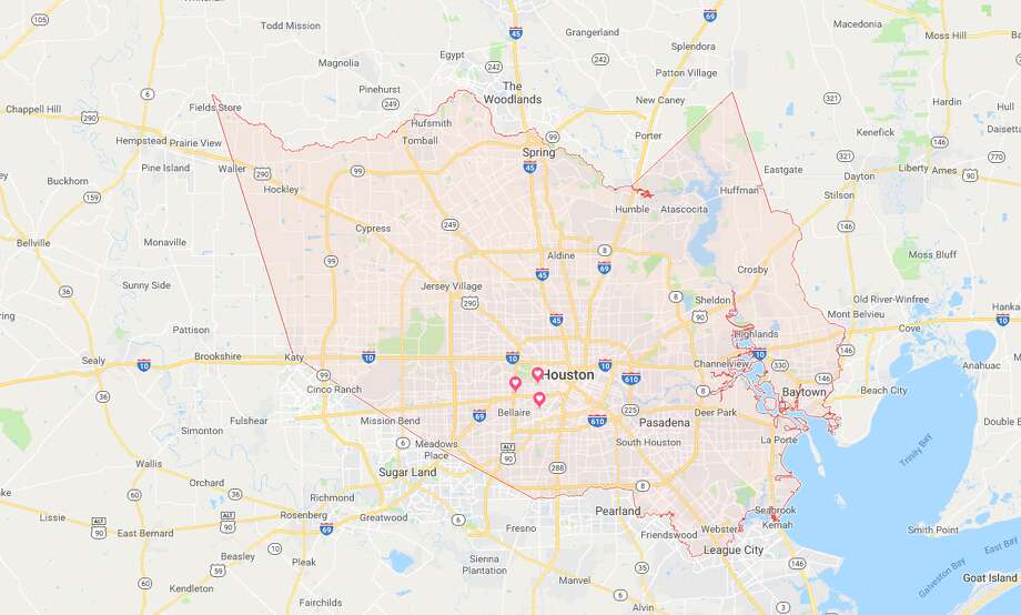 Unincorporated Harris County Map