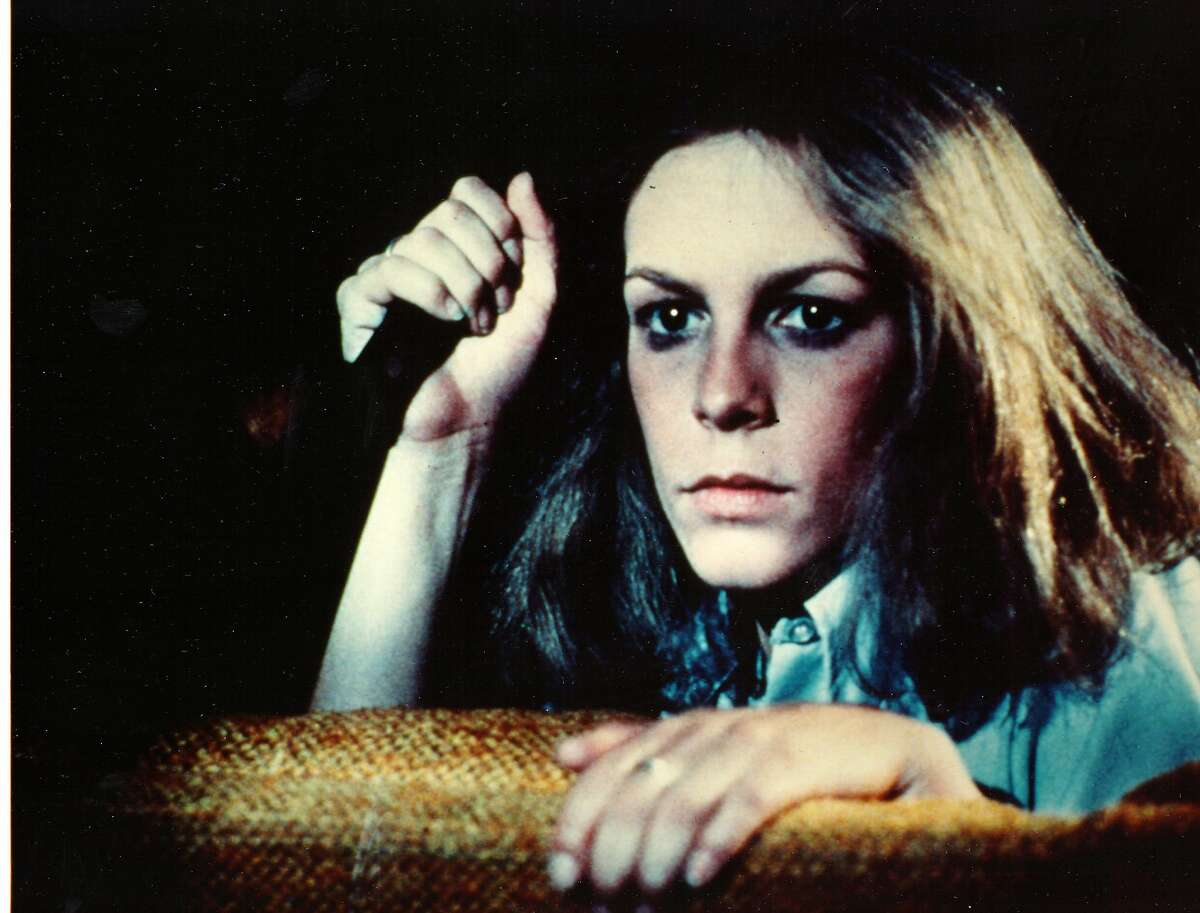 “Halloween” (1978) Little Man rating: Sitting Man Despite the Sitting Man rating for this all-time horror classic, the John L. Wasserman’s cringe-worthy review sounds more like an Empty Chair. The headline alone, “Breasts are the clue,” merits looking away, along with this line about “Halloween” producer Debra Hill: “It proves that the mere genetic fact of womanhood does not necessarily yield any more class than that exhibited by your standard run-of-the-mill disgusting male.”  Of the movie, staring Jamie Lee Curtis, Wasserman says this: “As long as a young woman’s breasts are not exposed, you can relax.”