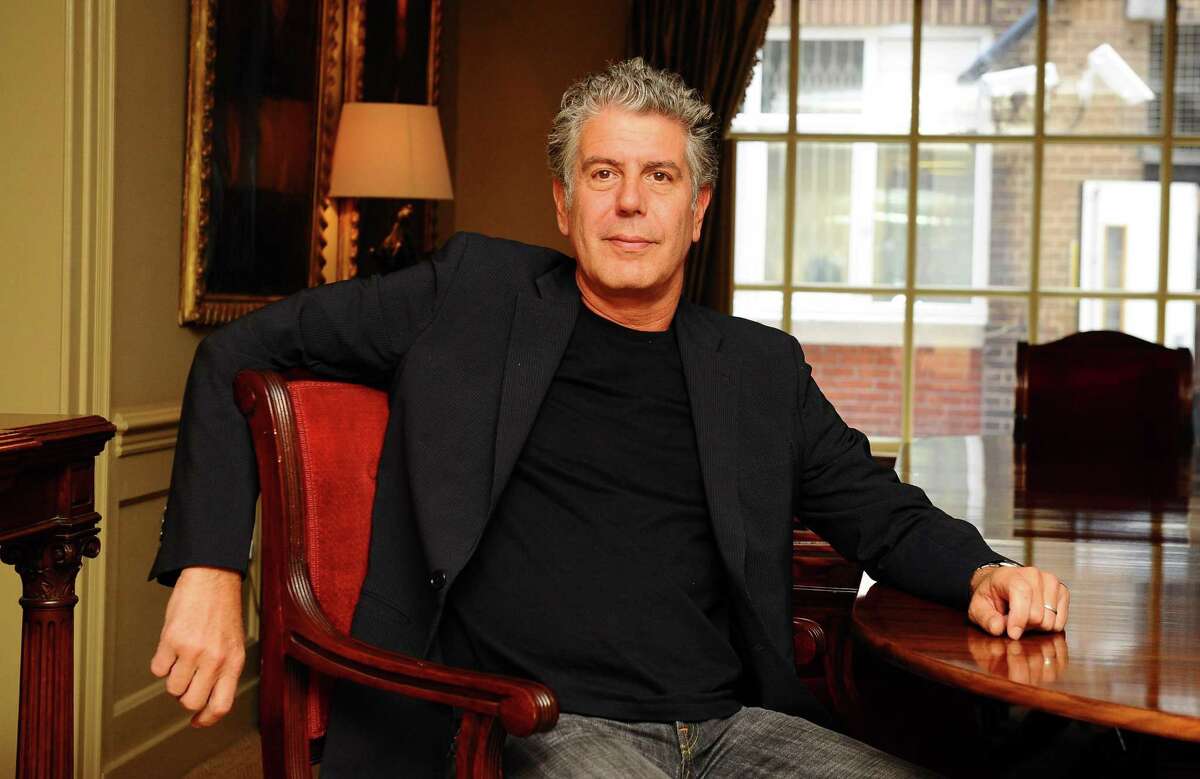 Anthony Bourdain is photographed as he promotes his new book "Medium Raw" at the Hazlitts club in London on Sept. 2, 2010. Bourdain was found dead in his hotel room of an apparent suicide at age 61. (Ian West/PA Wire/Abaca Press/TNS)