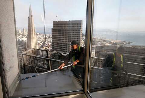 Tech Firms Love Glass Skyscrapers Window Washers Are Cleaning Up San Francisco Chronicle