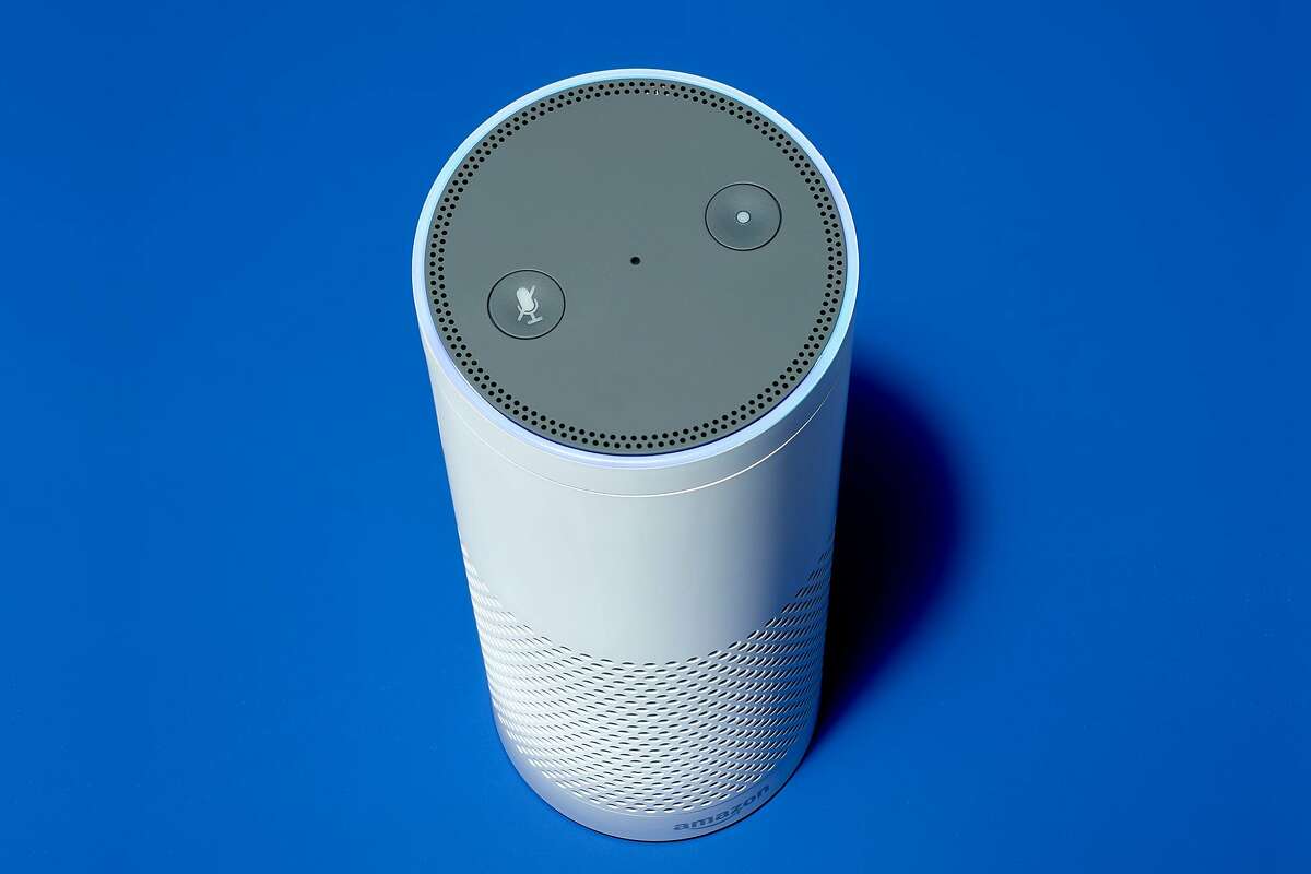 An Amazon Echo speaker. For weeks, users of Amazon�s digital assistant, Alexa, have reported versions of the same unsettling event: being startled as they went about their day by Alexa letting out an eerie laugh. (Jens Mortensen/The New York Times)