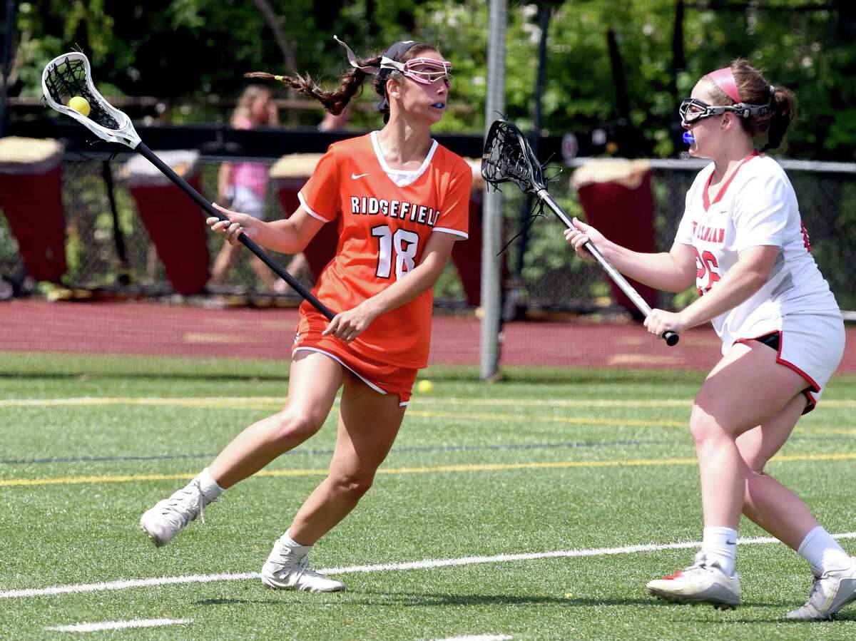 Class L girls lacrosse final New Canaan cruises past Ridgefield