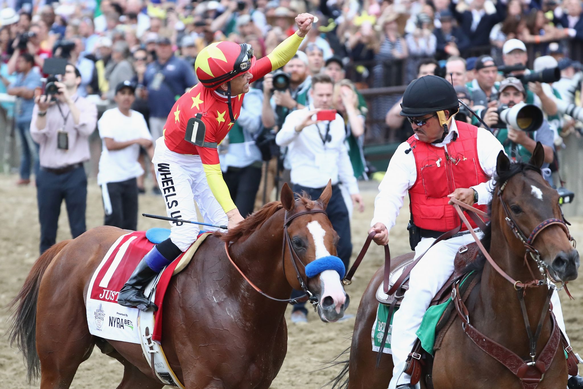 Justify wins Belmont Stakes to 13th Triple Crown champ