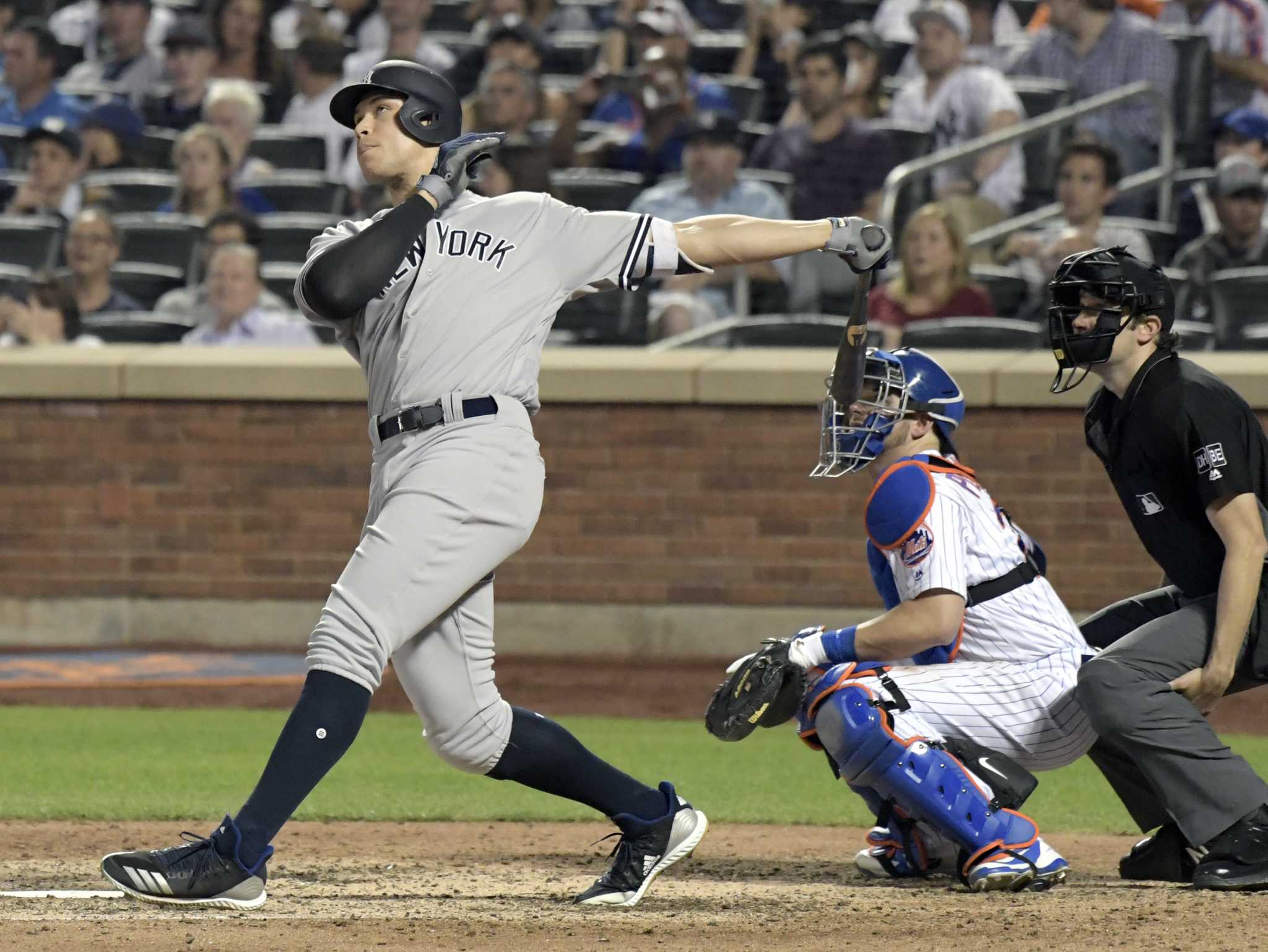 Judge's first 3-homer game helps Yankees end 9-game skid with 9-1