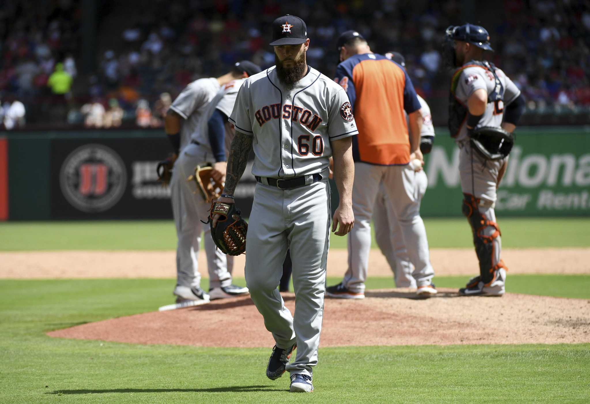 Dallas Keuchel Houston Astros Majestic Official Name and Number T