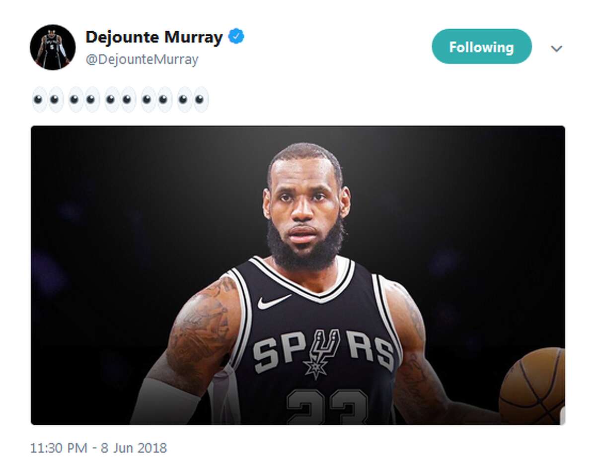 LeBron James posts message of support for Dejounte Murray