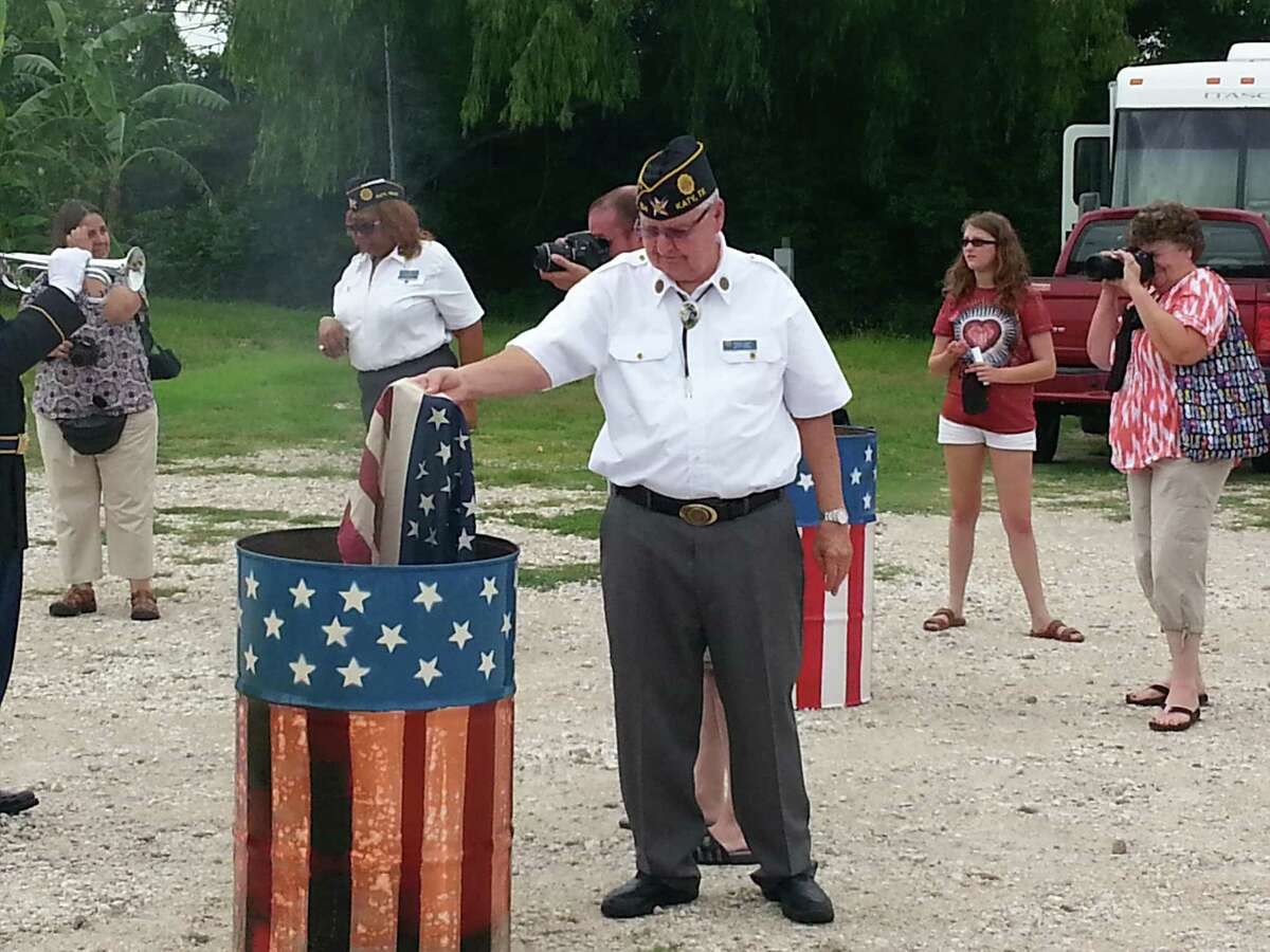 Flag ceremonies set by American Legion Post 164 and Katy Elks Lodge 2628