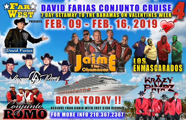 Tejano Conjunto themed Cruises With Private Concerts Setting Sail From 