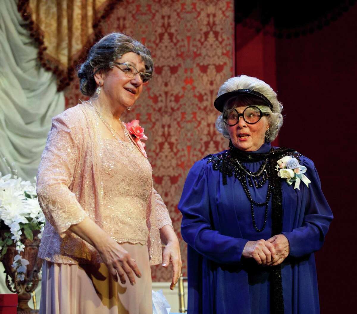 Raeleen Mautner and Pat Covino in the recent Pantochino production of "Italian Wedding Soup."