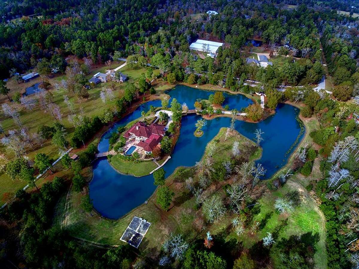 9011 Breckenridge Drive, Magnolia $3.1 million6 bedrooms, 5 full and 1 half baths10.76 lot acres$429.90 per square footSee the listing at HAR.com.