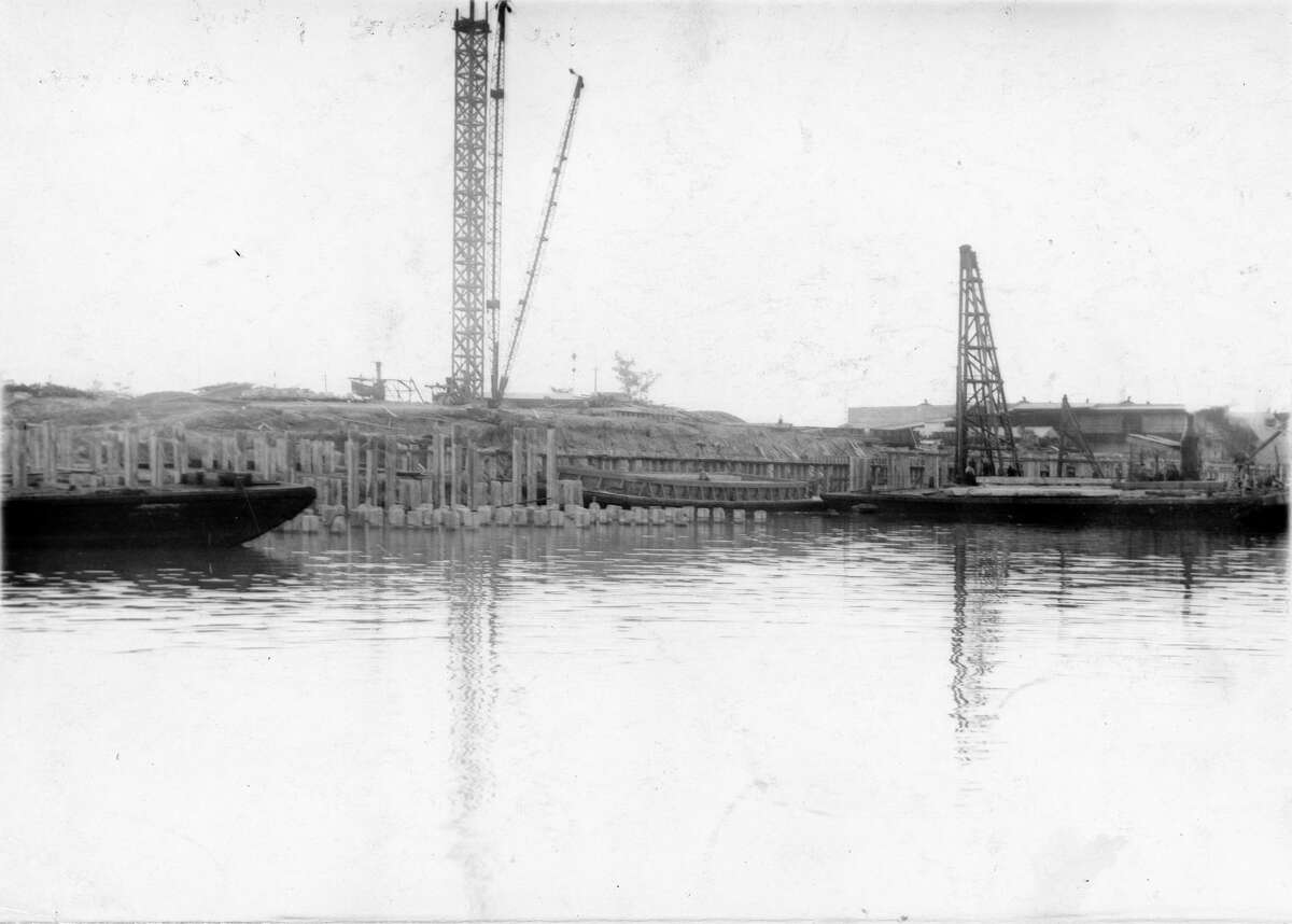 Historical photos of the Houston Ship Channel through the 1950s