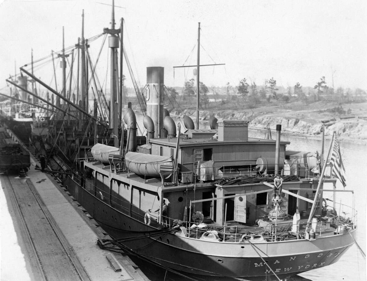 Historical photos of the Houston Ship Channel through the 1950s