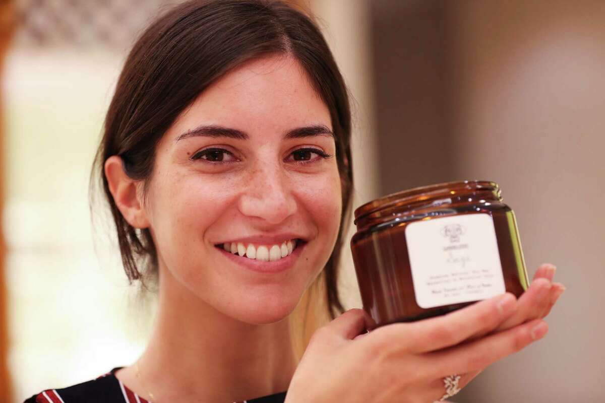 Garden State Candles founder Maya Sriqui led a workshop on how to make fragrant, soy-based candles at Neiman Marcus.