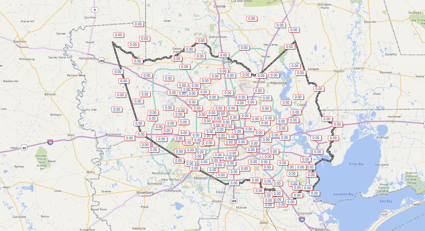 Interactive flood maps are now available online for Harris County