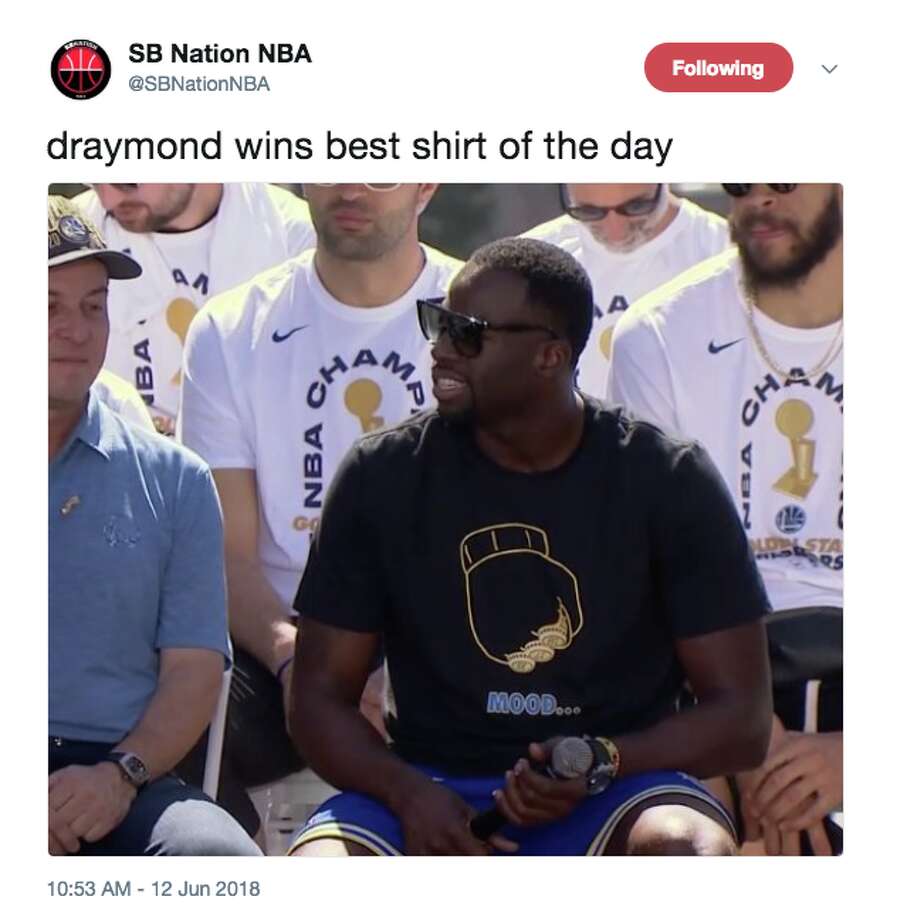 draymond green shirt parade