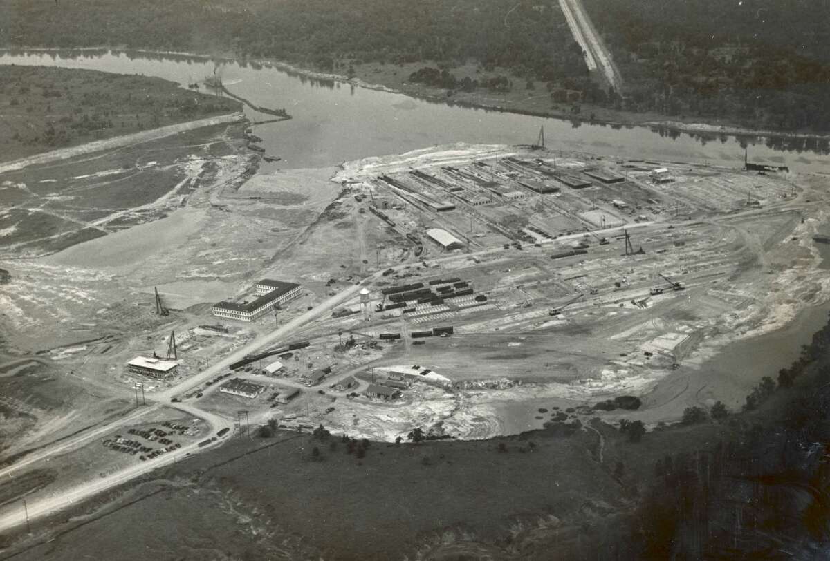 Historical photos of the Houston Ship Channel through the 1950s