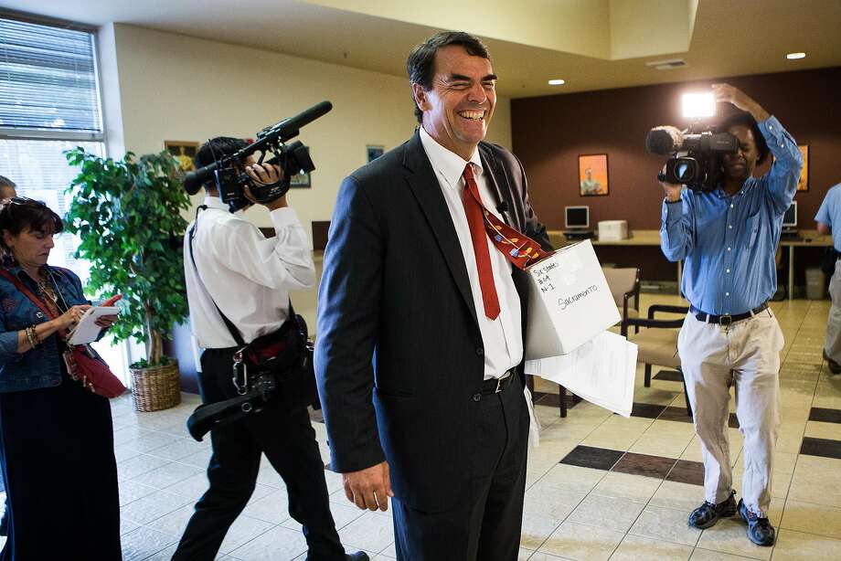 Venture capitalist Tim Draper during his earlier effort to split California into six states. His measure to divide California into three states has qualified for the November 2018 ballot. Photo: Max Whittaker/Prime / Special To The Chronicle