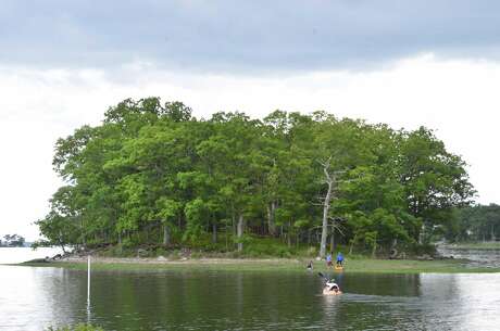 Hoyt Island is located between Wilson Point and Village Creek. Photo: Alex Von Kleydorff / Hearst Connecticut Media / Norwalk Hour