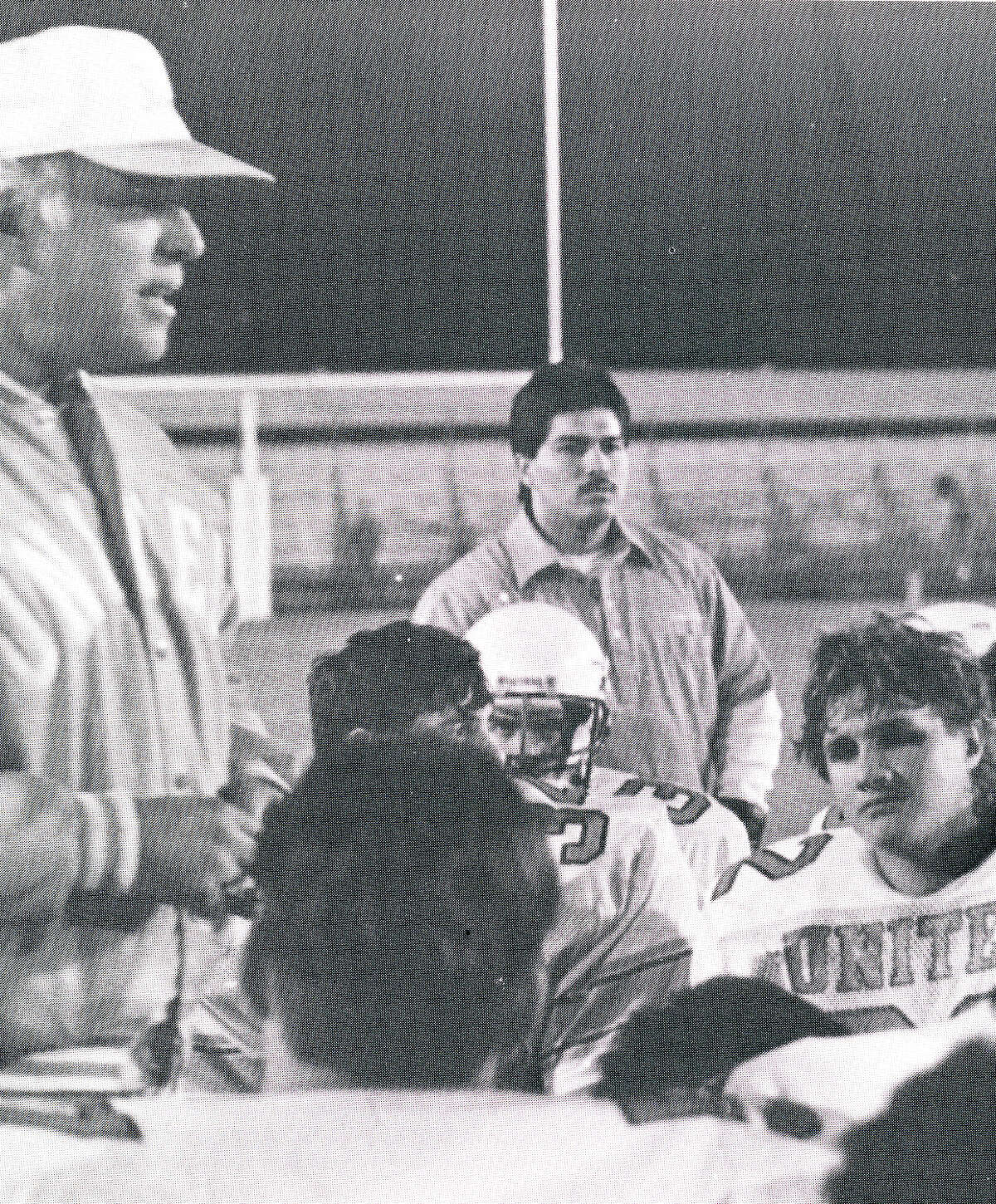 Valdez was the linebacker for the Longhorns during his time at United High School. This photo was scanned from UHS 1992 yearbook. 