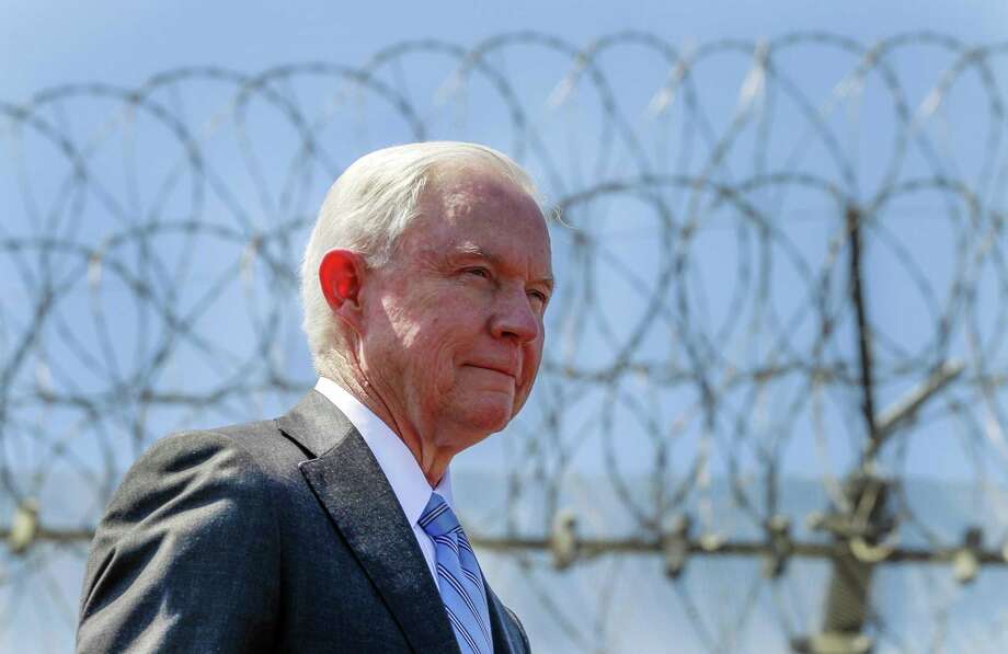 U.S. Attorney General Jeff Sessions said, “Every time somebody, Hugh, gets prosecuted in America for a crime, American citizens, and they go to jail, they’re separated from their children.” He said this to justify separating immigrant parents from their children. Photo: Hayne Palmour IV /Associated Press / © San Diego Union-Tribune