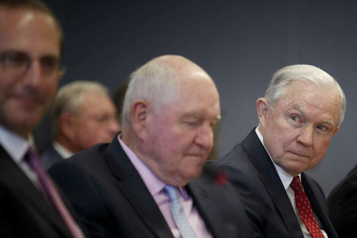 Attorney General Jeff Sessions during a meeting at the Federal Emergency Management Agency headquarters in Washington, June 6, 2018. Sessions, whose tenure as the nation?’s top law enforcement official has been broadly defined by his pursuit of immigration restrictions, remains deeply opposed to the policy known as Deferred Action for Childhood Arrivals. (Tom Brenner/The New York Times)