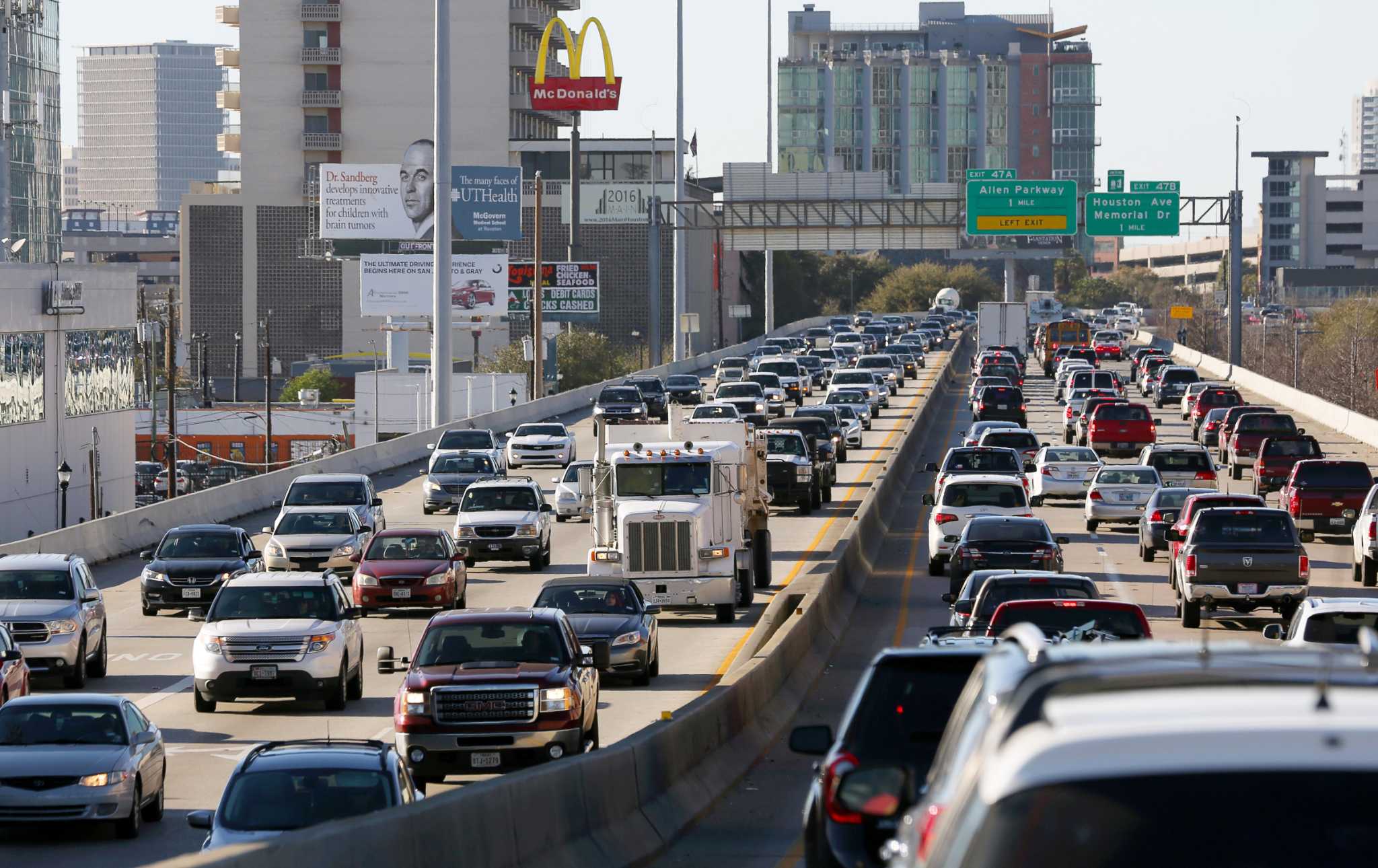 Downtown Houston Freeway System Rebuild Passes First Step