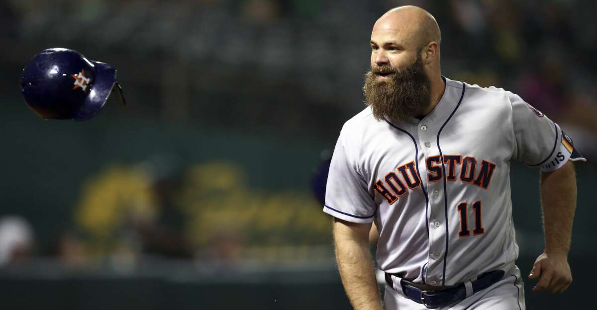 Where did Evan Gattis' sudden spike in triples come from?