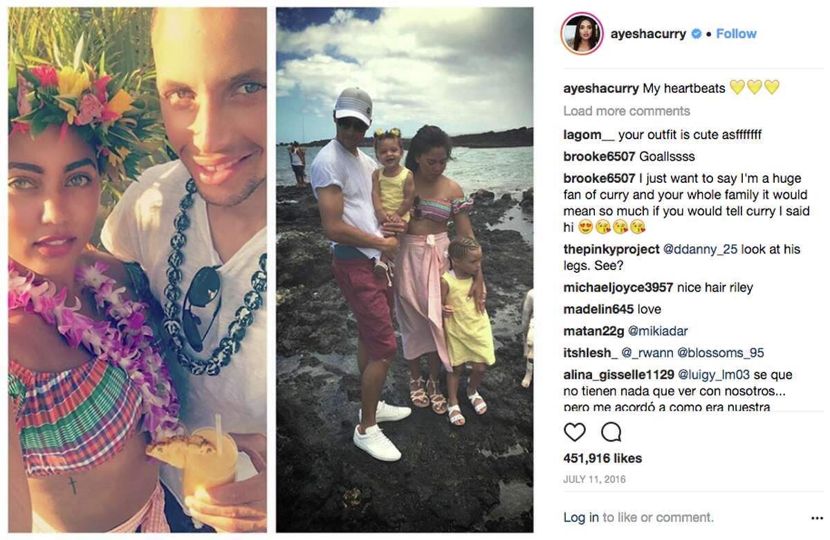 The Currys are sticking close to home this year, as Ayesha is due to have the couple's third child in late July. In years past, Stephen and Ayesha have enjoyed taking the girls to Hawaii, where they have celebrated both Riley and Ryan's birthdays. 