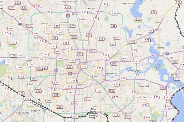 Maps Show How Some Of Houston S Worst Floods Affected The City