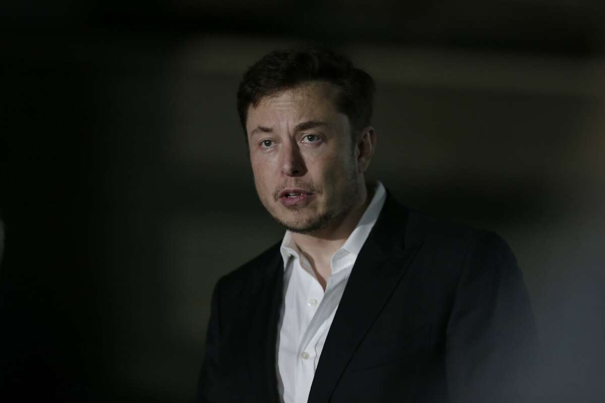 Tesla CEO and founder of the Boring Company Elon Musk speaks at a news conference, Thursday, June 14, 2018, in Chicago. The Boring Company has been selected to build a high-speed underground transportation system that it says will whisk passengers from downtown Chicago to O'Hare International Airport in mere minutes. 