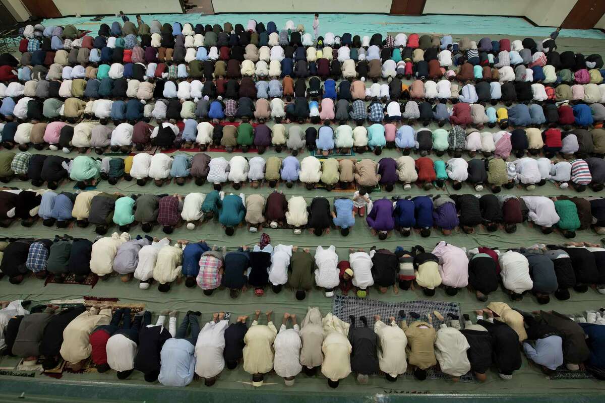 The observance of Eid Al-Fitr at the Muslim Community Center Friday June 15, 2018 in Colonie, N.Y. (Skip Dickstein/Times Union)