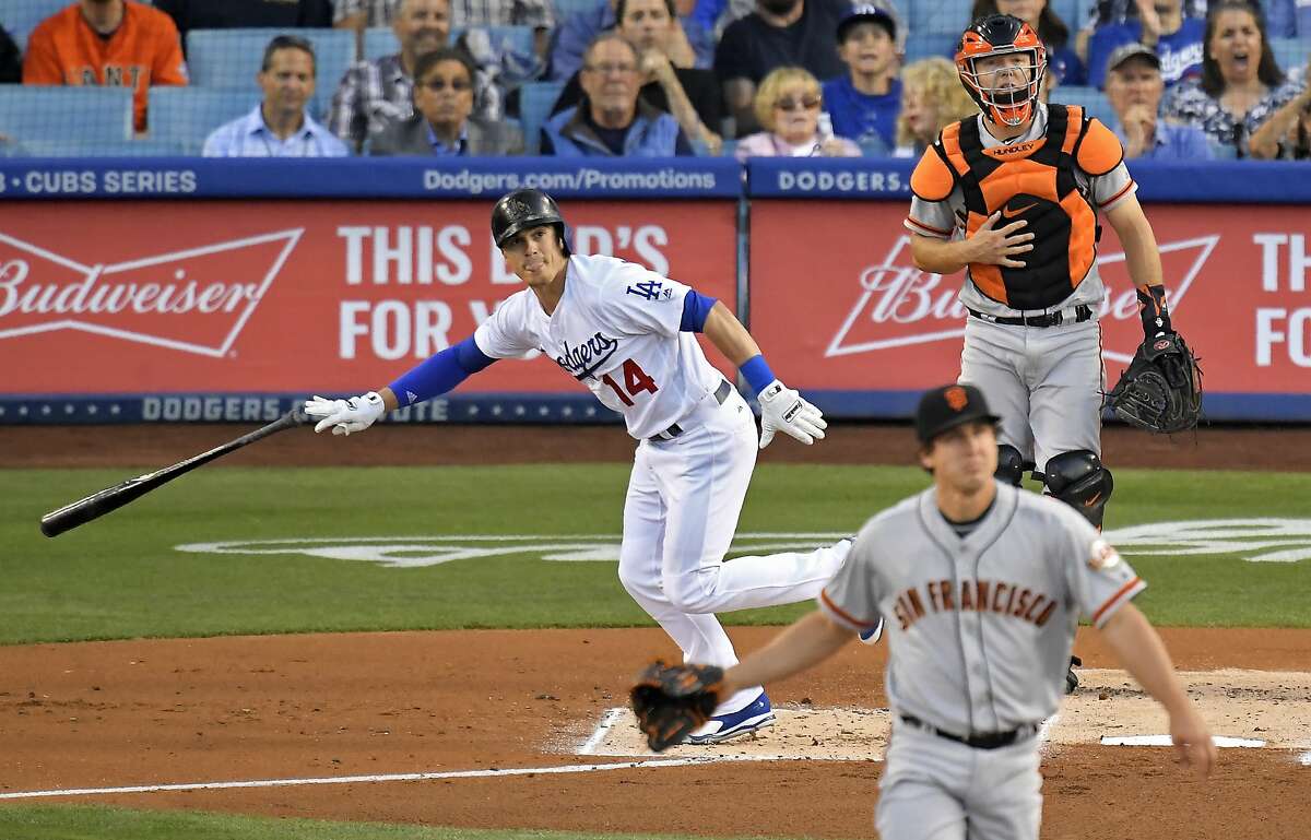 June 25, 2018: Los Angeles Dodgers center fielder Enrique