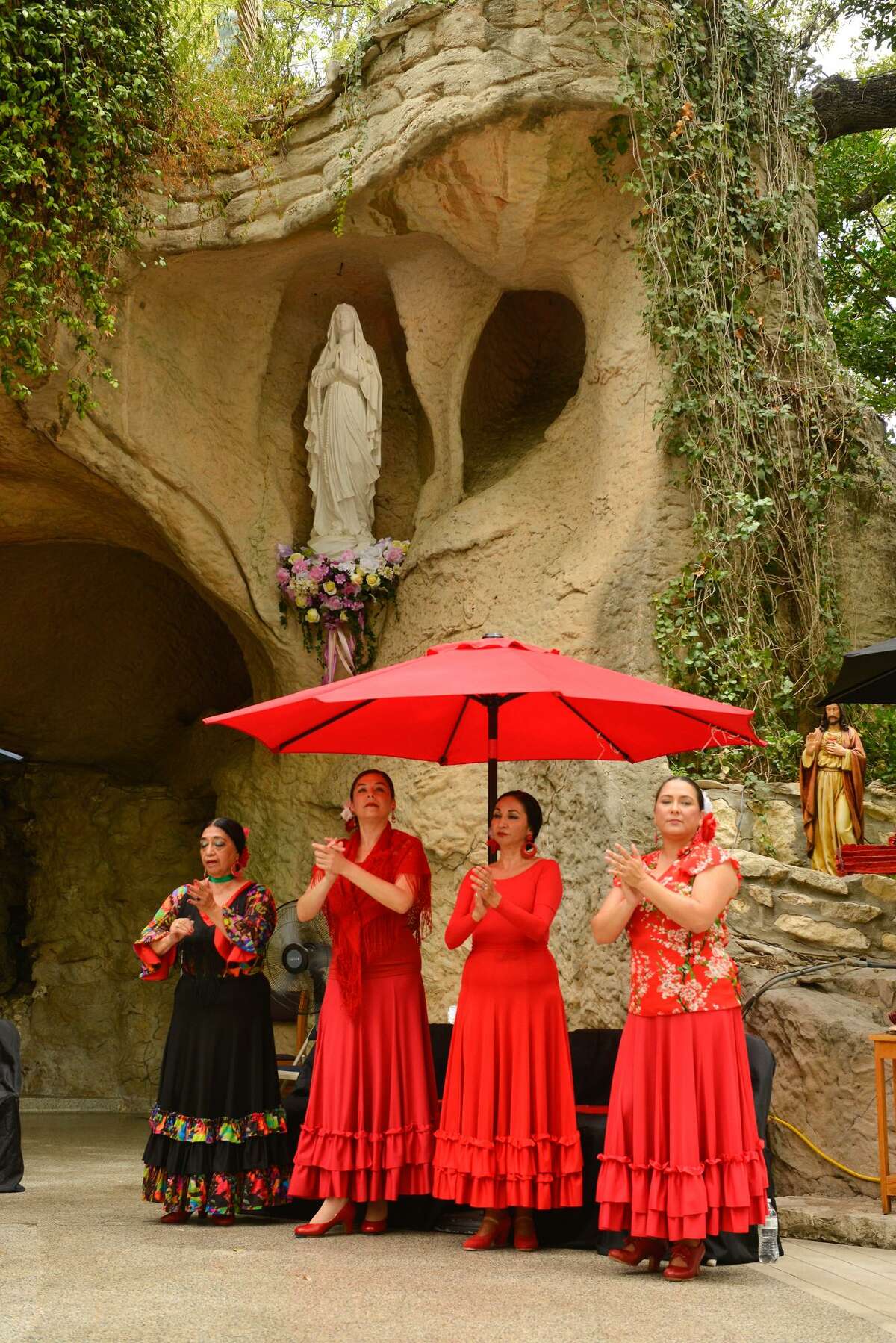 Special Mass At Our Lady Of Lourdes Grotto Celebrates Fathers