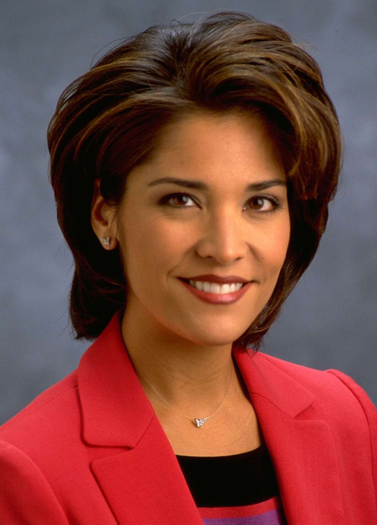 Lisa Foronda as she appeared as a KHOU Channel 11 television news anchor.