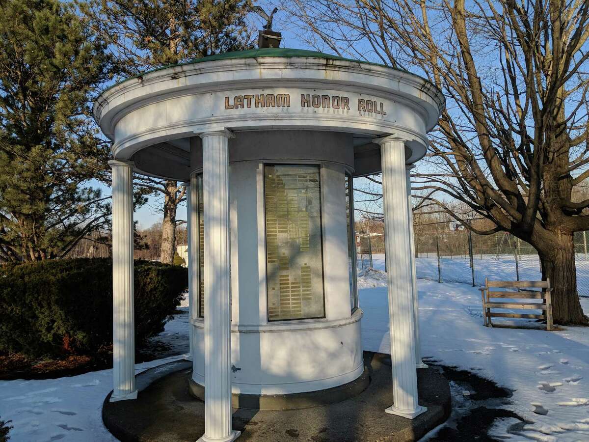 Provided Veterans Monument in Latham Kiwanis Park honoring military service of Latham residents is being updated through an Eagle Scout project.