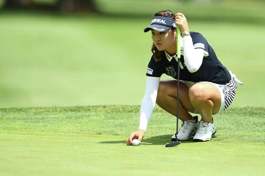 GRAND RAPIDS, MI - JUNE 17:  So Yeon Ryu of South Korea lines up a putt on the 11th green during the final round of the Meijer LPGA Classic for Simply Give at Blythefield Country Club  on June 17, 2018 in Grand Rapids, Michigan.  (Photo by Stacy Revere/Getty Images) Photo: Stacy Revere / 2018 Getty Images