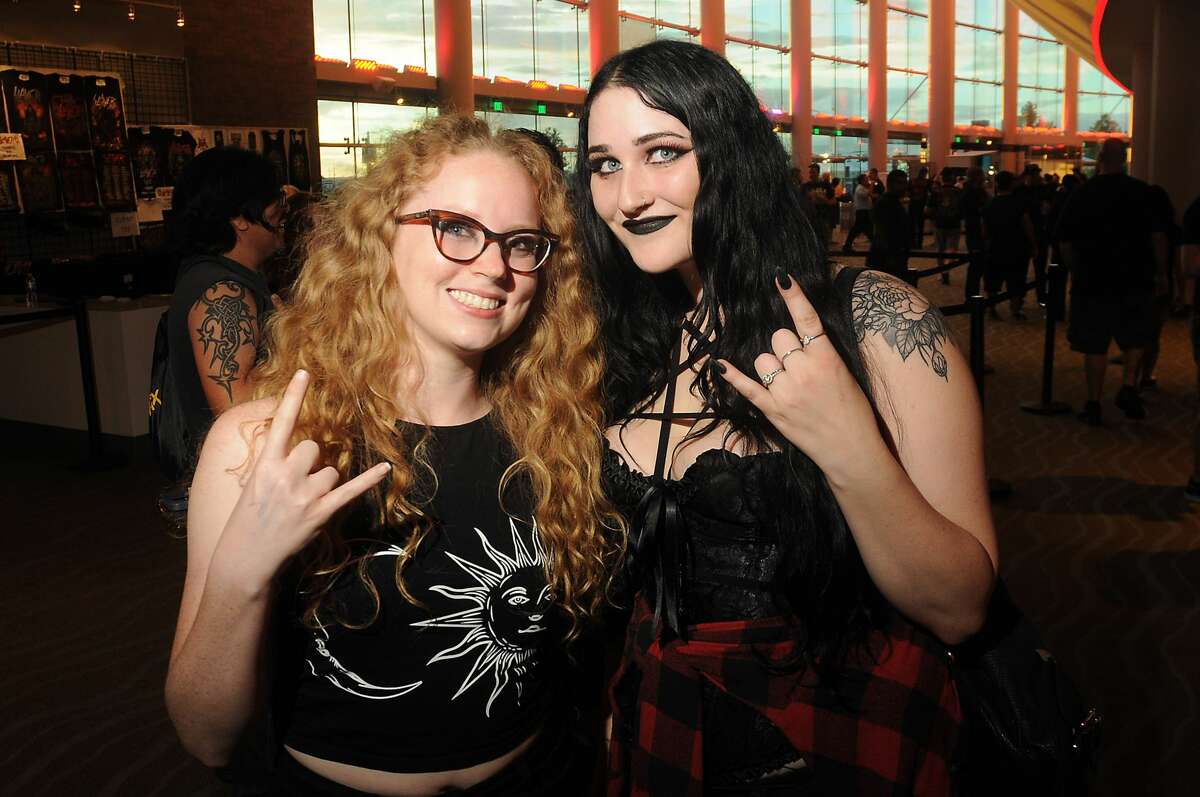 Fans of Slayer at the band's show at the Smart Financial Centre Sunday June 17,2018.(Dave Rossman photo)