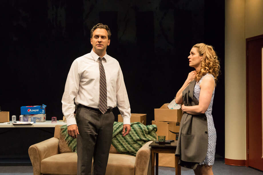 Graham Rowat and Judy Jerome in "Church & State" at Berkshire Theatre Group. (BTG publicity photo by Emma K. Rothenberg-Ware.)