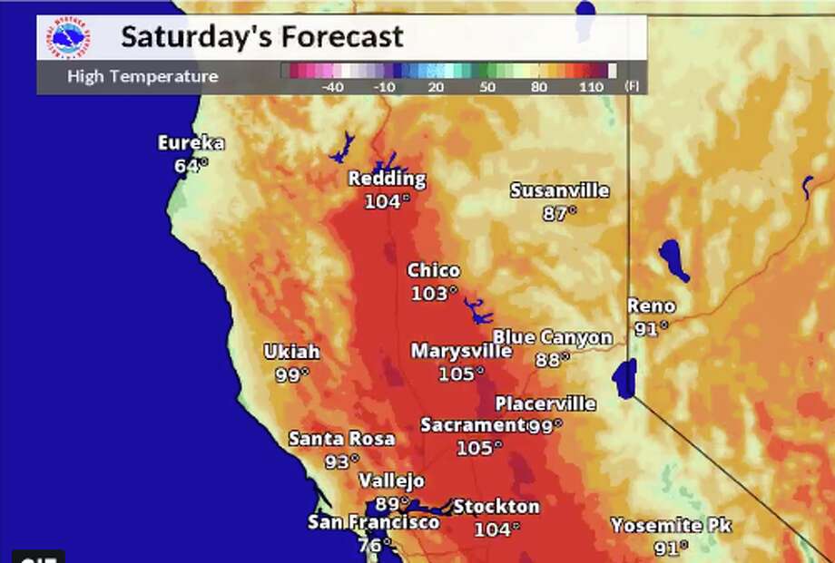 Here's where tripledigit heat will hit in California over the weekend