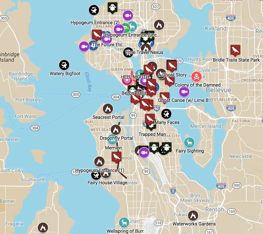 seattle on the map Liminal Seattle Wants To Map The Spooky Peculiarities Of The City seattle on the map