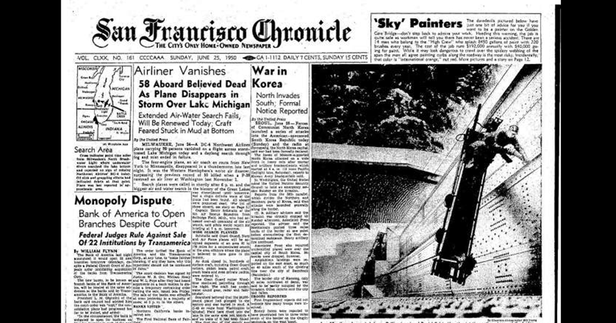 Chronicle Covers: Climbing the Golden Gate Bridge for a story