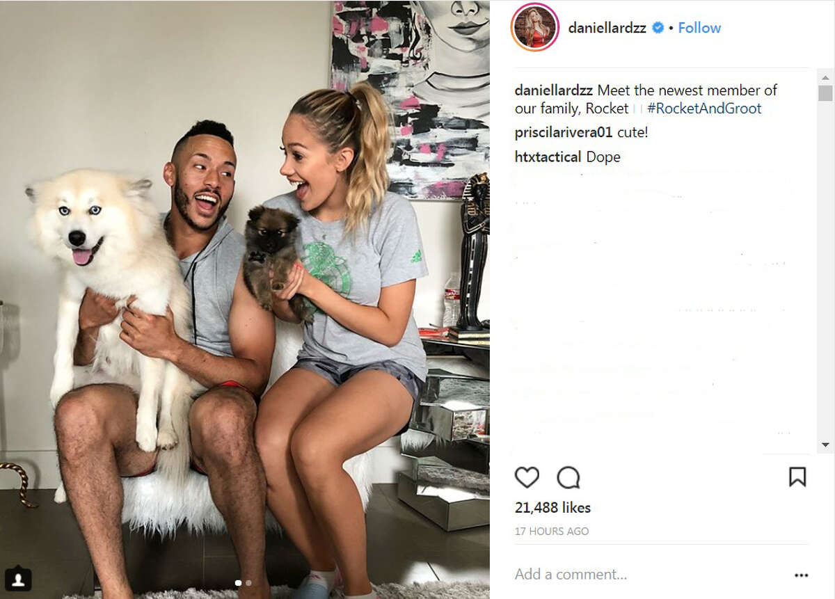 Astros' Carlos Correa, Daniella Rodriguez add puppy to family